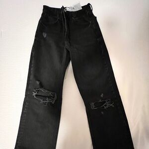 Black Wide Leg Jeans